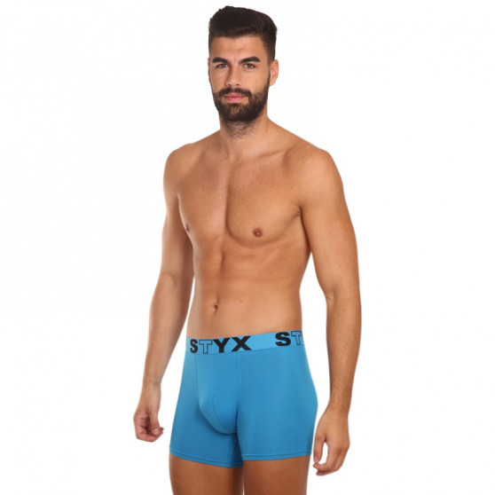 3PACK Boxershorts til mænd Styx lang sportselastik flerfarvet (U9696863)