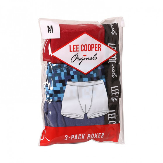 3PACK Boxershorts til mænd Lee Cooper flerfarvet (LCUBOX3P2-1946710)