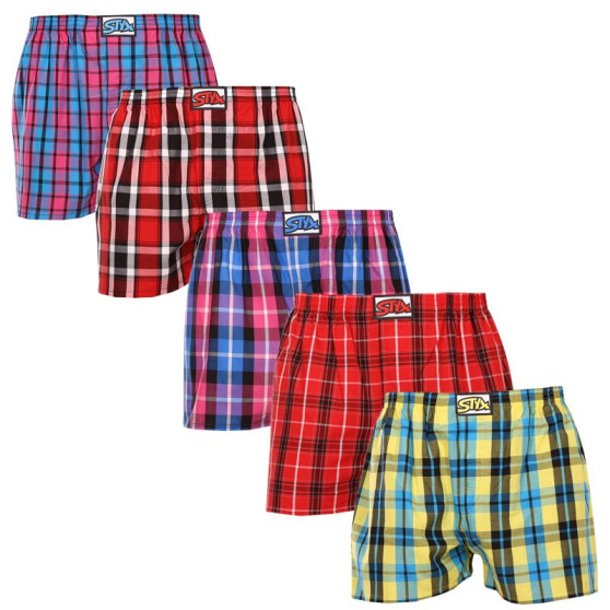 5PACK Boxershorts til mænd Styx classic elastic flerfarvet (A93132333435)