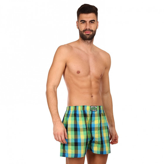 10PACK Boxershorts til mænd Styx classic elastic flerfarvet (A931234567890)