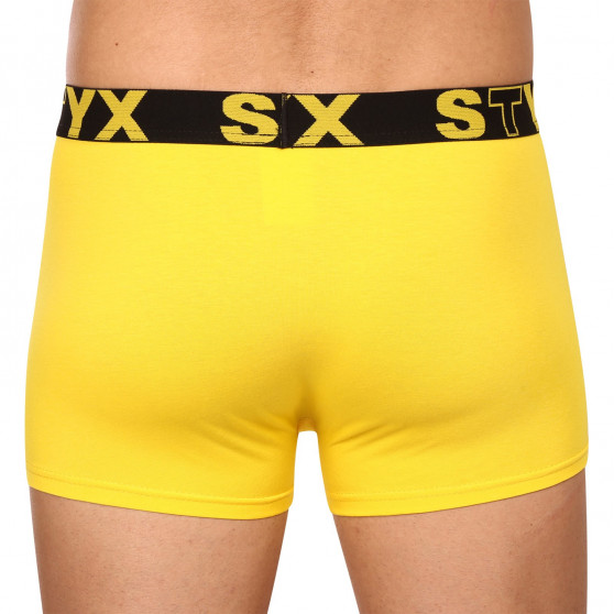 Boxershorts til mænd Styx sportselastik gul (G1068)