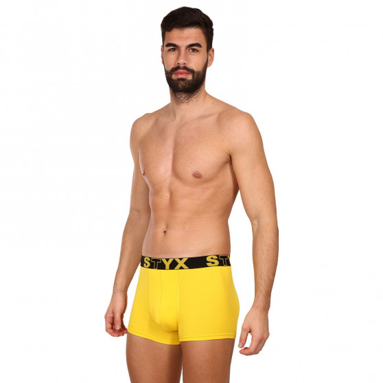 Boxershorts til mænd Styx sportselastik gul (G1068)