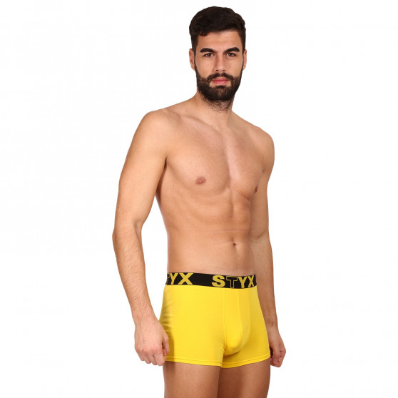 Boxershorts til mænd Styx sportselastik gul (G1068)