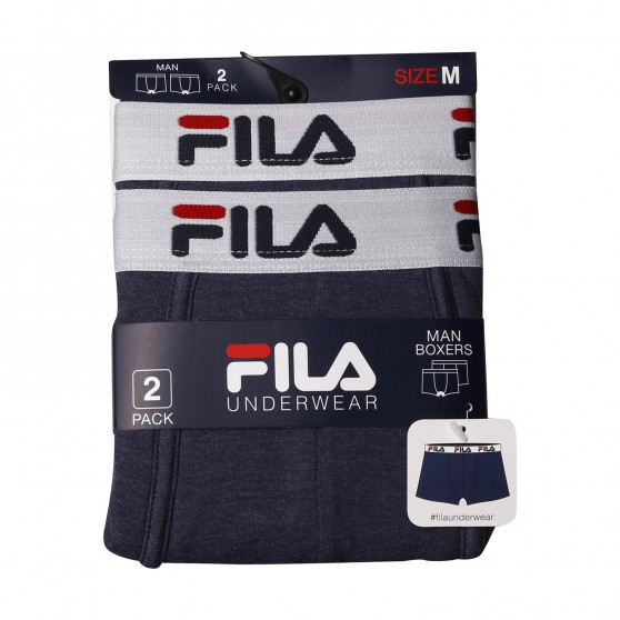 2PACK Boxershorts til mænd Fila blå (FU5016/2-272)