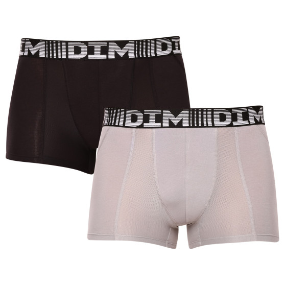 2PACK Boxershorts til mænd DIM flerfarvet (DI0001N1-9LU)