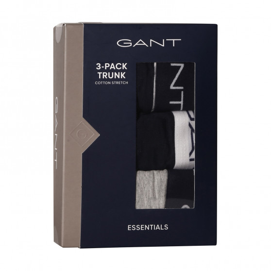 3PACK Boxershorts til mænd Gant flerfarvet (902233403-94)