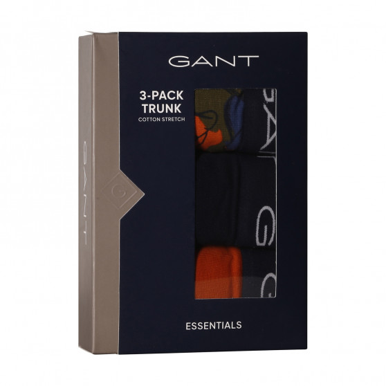 3PACK Boxershorts til mænd Gant flerfarvet (902233443-369)