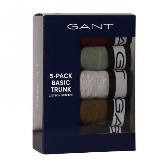 5PACK Boxershorts til mænd Gant flerfarvet (902035553-604)