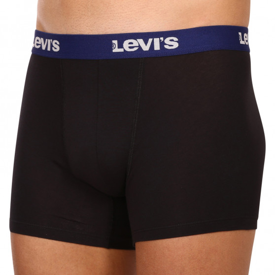 7PACK Boxershorts til mænd Levis sort (701222089 001)