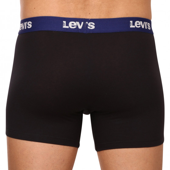 7PACK Boxershorts til mænd Levis sort (701222089 001)