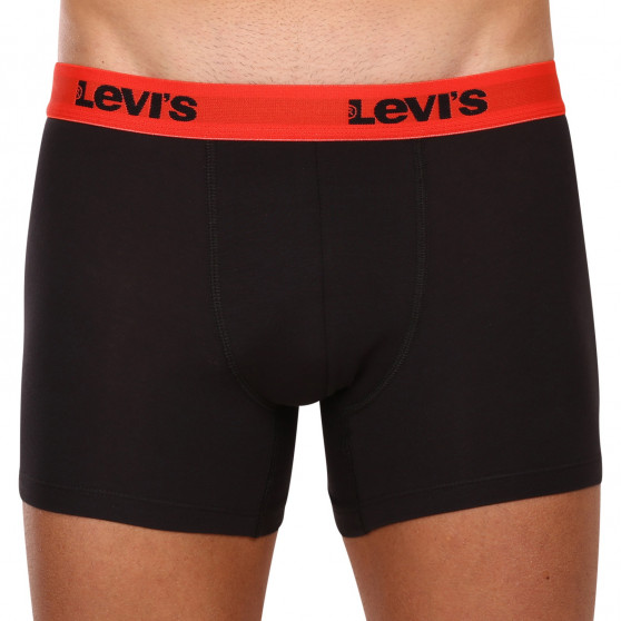 7PACK Boxershorts til mænd Levis sort (701222089 001)