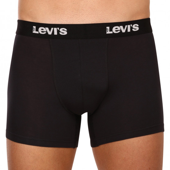 7PACK Boxershorts til mænd Levis sort (701222089 001)