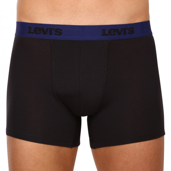 7PACK Boxershorts til mænd Levis sort (701222089 001)