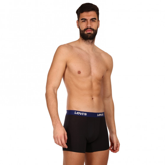 7PACK Boxershorts til mænd Levis sort (701222089 001)