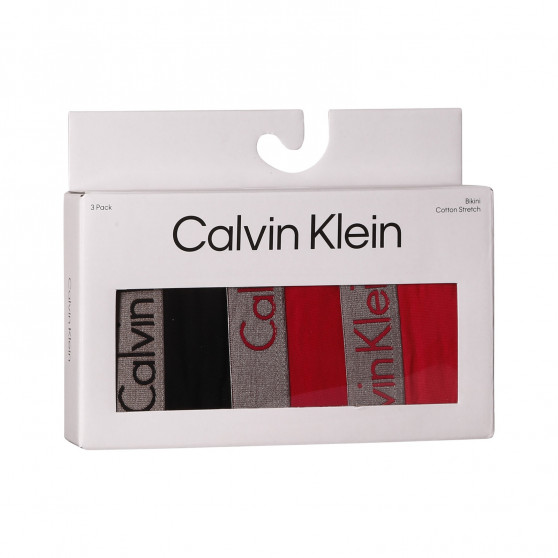 3PACK Dametrusser Calvin Klein flerfarvet (QD3561E-6VS)