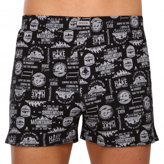 3PACK Boxershorts til mænd Andrie flerfarvet (PS 5676)