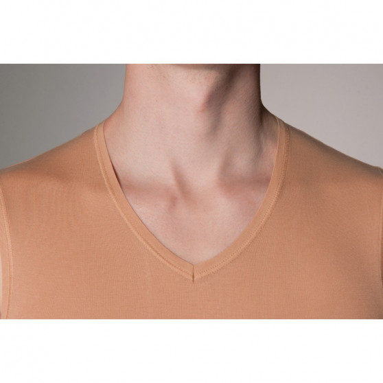 Usynlig tanktop til mænd Covert beige (155233-410)