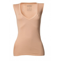 Usynlig tanktop til kvinder Covert beige (147472-410)