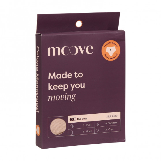 Menstruationstrusser til kvinder Moove bambus beige (PHWHVY-ND)