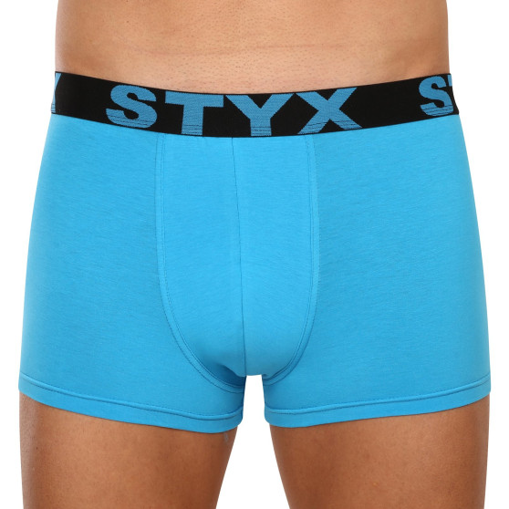 Boxershorts til mænd Styx sportselastik lyseblå (G1169)