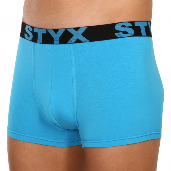 Boxershorts til mænd Styx sportselastik lyseblå (G1169)