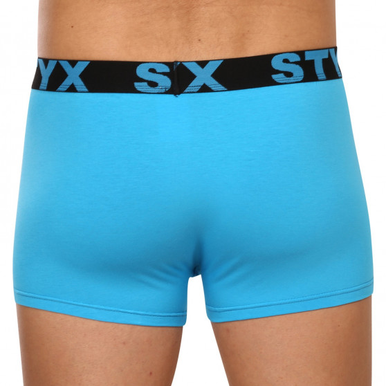 Boxershorts til mænd Styx sportselastik lyseblå (G1169)