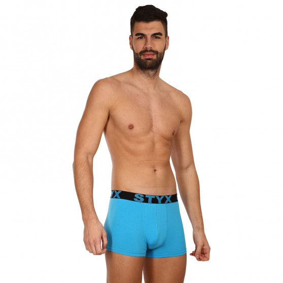 Boxershorts til mænd Styx sportselastik lyseblå (G1169)