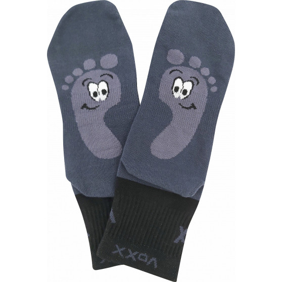 3PACK sokker VoXX mørkegrå (Barefootan-darkgrey)