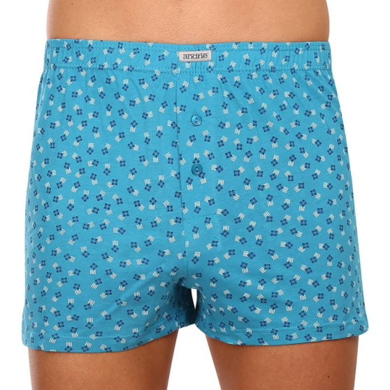 Boxershorts til mænd Andrie turkis (PS 5645 A)