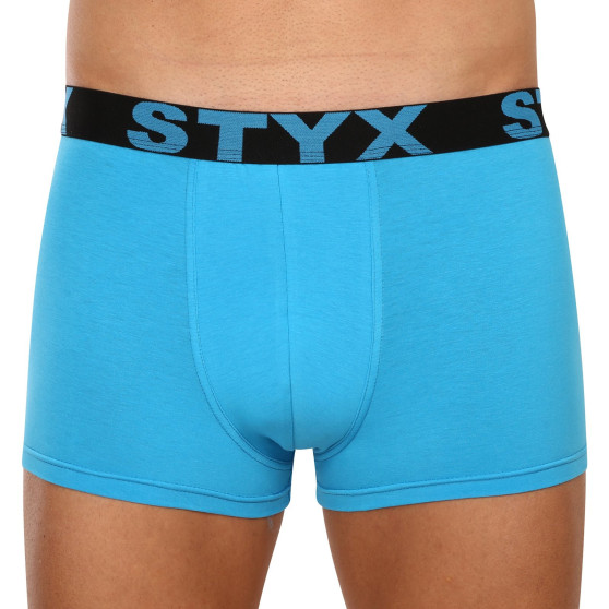 Boxershorts til mænd Styx sport gummi overstørrelse lyseblå (R1169)