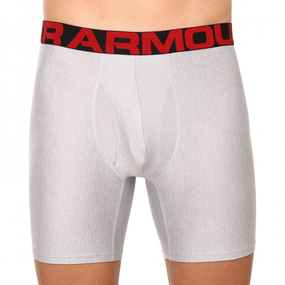 2PACK Boxershorts til mænd Under Armour grå (1363619 011)