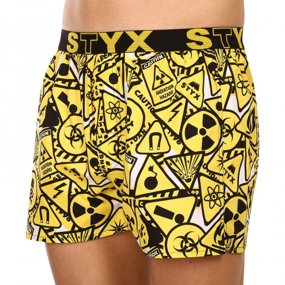 Boxershorts til mænd Styx art sports gummi alert (B1350)