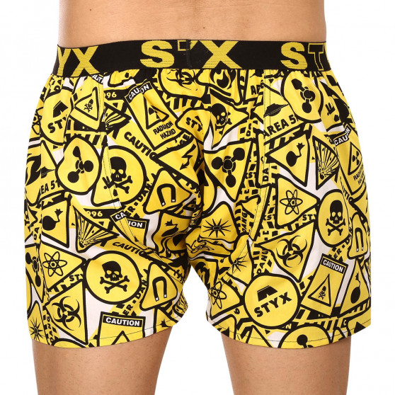 Boxershorts til mænd Styx art sports gummi alert (B1350)