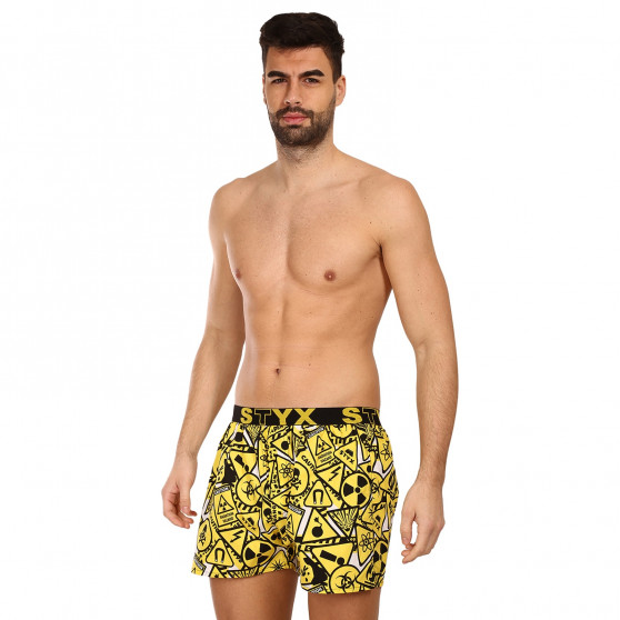 Boxershorts til mænd Styx art sports gummi alert (B1350)