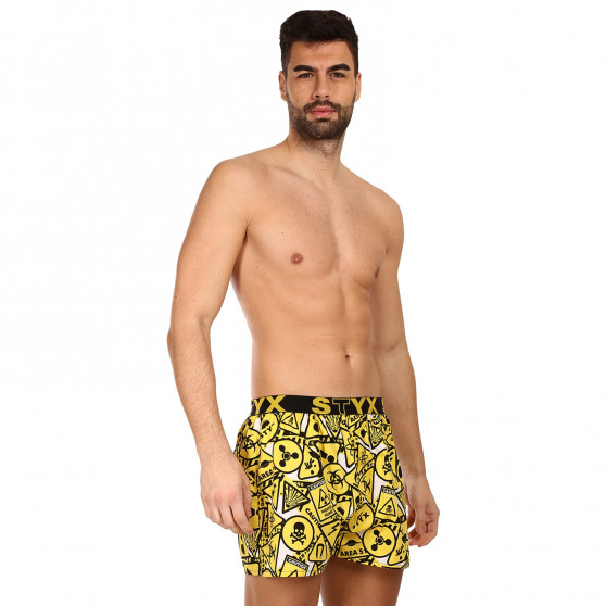 Boxershorts til mænd Styx art sports gummi alert (B1350)