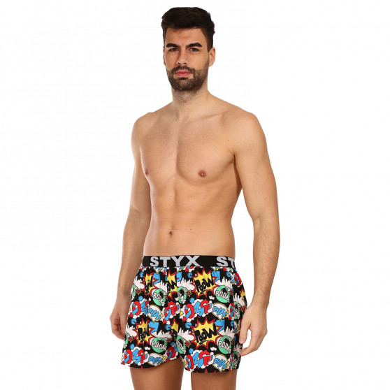 Boxershorts til mænd Styx art sports gummi OMG (B1456)