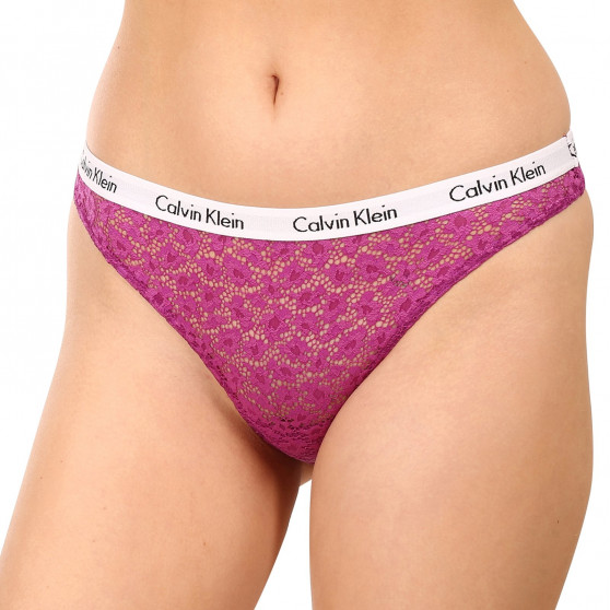 3PACK Brasilianske trusser til kvinder Calvin Klein flerfarvet (QD3925E-6VY)