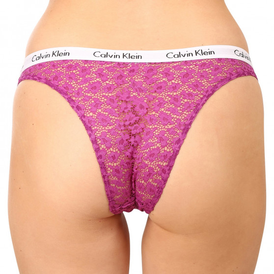 3PACK Brasilianske trusser til kvinder Calvin Klein flerfarvet (QD3925E-6VY)