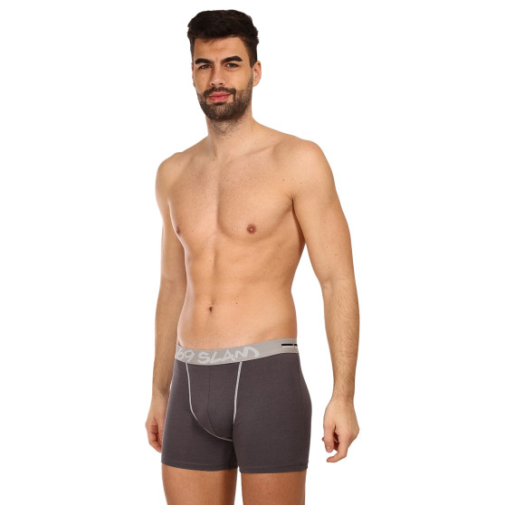 Boxershorts til mænd 69SLAM fit bamboo plain (MBVPLN-DG)