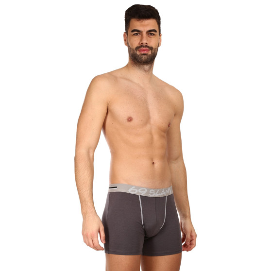 Boxershorts til mænd 69SLAM fit bamboo plain (MBVPLN-DG)