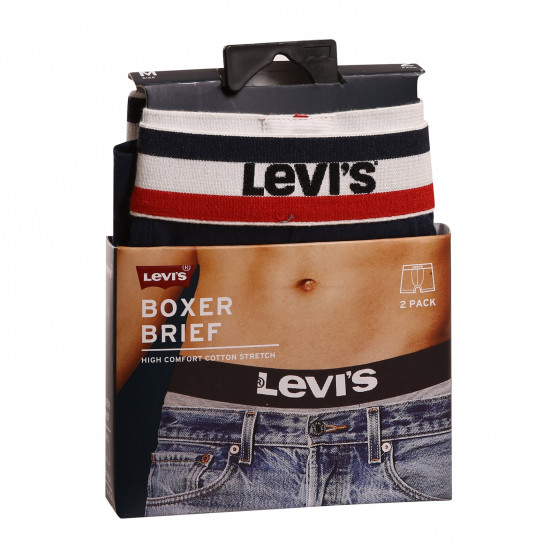 2PACK Boxershorts til mænd Levis flerfarvet (905005001 198)