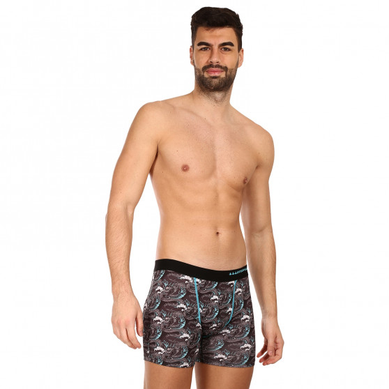 Boxershorts til mænd 69SLAM fit moon dragon blue (MBYMNB-PO)