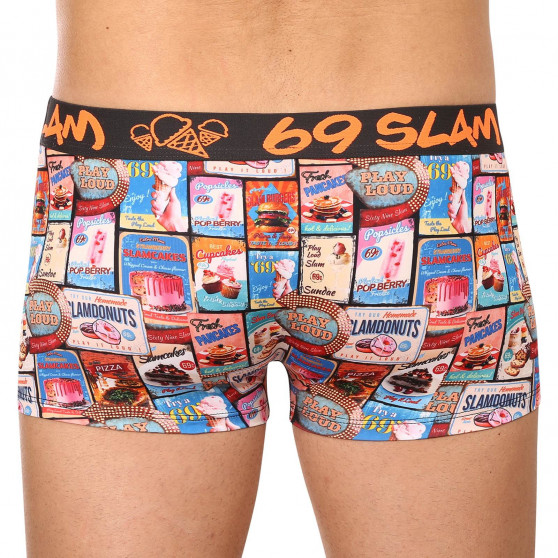 Boxershorts til mænd 69SLAM hip vintage madskilt (MSYVFS-PO)