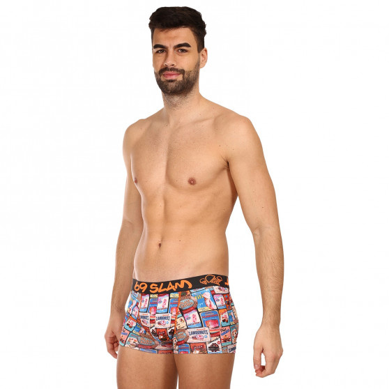 Boxershorts til mænd 69SLAM hip vintage madskilt (MSYVFS-PO)