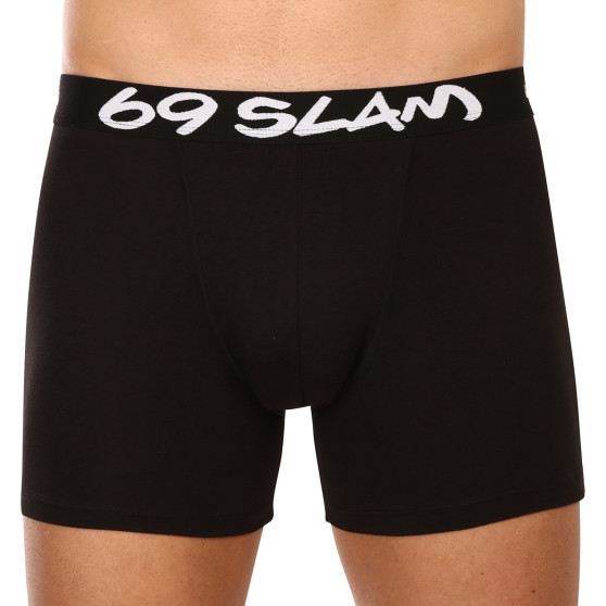 Boxershorts til mænd 69SLAM fit bamboo plain (MBVPLN-BK)