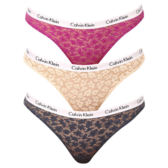 3PACK Dametrusser Calvin Klein overstørrelse flerfarvet (QD3975E-6Q2)