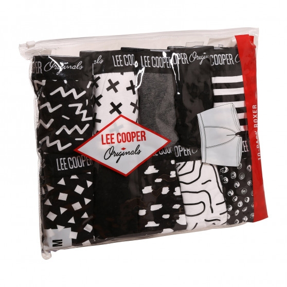 10PACK Boxershorts til mænd Lee Cooper flerfarvet (LCUBOX10P08-1951590)