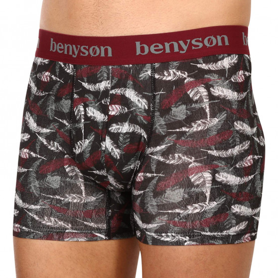 3PACK Boxershorts til mænd Benysøn bamboo flerfarvet (BENY-7010)