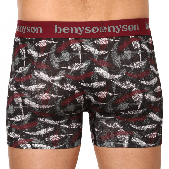 3PACK Boxershorts til mænd Benysøn bamboo flerfarvet (BENY-7010)