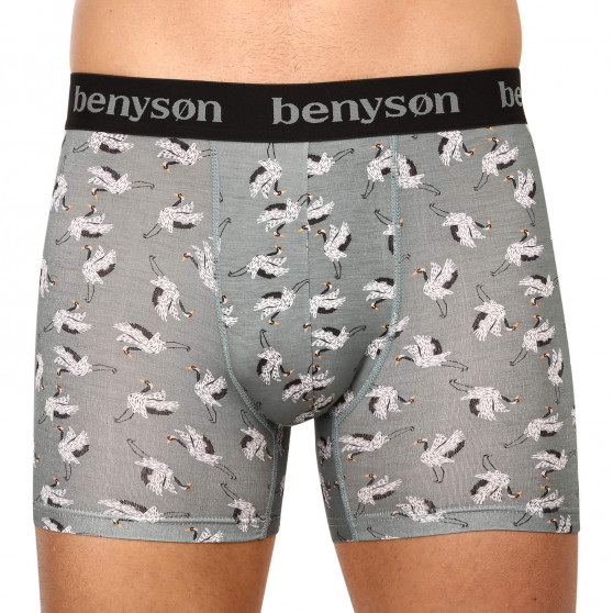 3PACK Boxershorts til mænd Benysøn bamboo flerfarvet (BENY-7010)